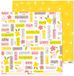 Anita y Su Mundo Collectie meisjes, scrapbooking, papier, berichten, 30,5 x 30,5 cm