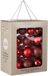 Mica Decorations Kerstballen Set - 26 Stuks - Ø7 cm - Glas - Rood