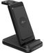 Goobay Draadloze 3-in-1 oplader voor smartphone, smartwatch en oortjes, compatibel met Qi-standaard, inklapbaar