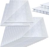 Merkloos / Sans marque TRUEFLASH SAS 28x Polycarbonaat Platen - UV-Bestendig 60,5x121cm 20,5m² - Transparant