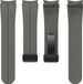 Strap-it Bracelet en silicone pour montre connectée - Convient pour Samsung Galaxy Watch 4 Classic 46mm - Bracelet de sport magnétique - Gris