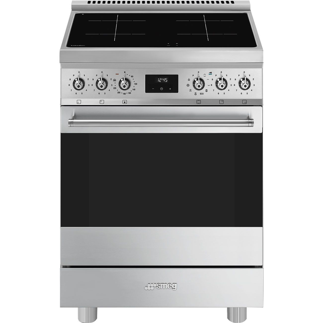 Smeg Symphony C6IPXM2 - Vrijstaand fornuis - Inductie - 4 zones - RVS