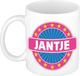 Bellatio Decorations Jantje naam koffie mok / beker 300 ml - Keramiek - Multi