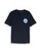 TOM TAILOR Shirt hemelsblauw / donkerblauw / wit