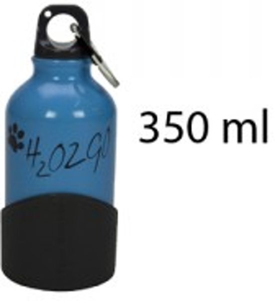 - H2O2GO Waterfles - Blauw - 350 ml blauw
