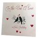 WHITE COTTON CARDS WB171 verjaardagskaart to The One I Love on Your Birthday, handgemaakt, wit
