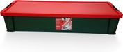 Whitefurze Kerst opbergbox - groen-rood - 27 liter