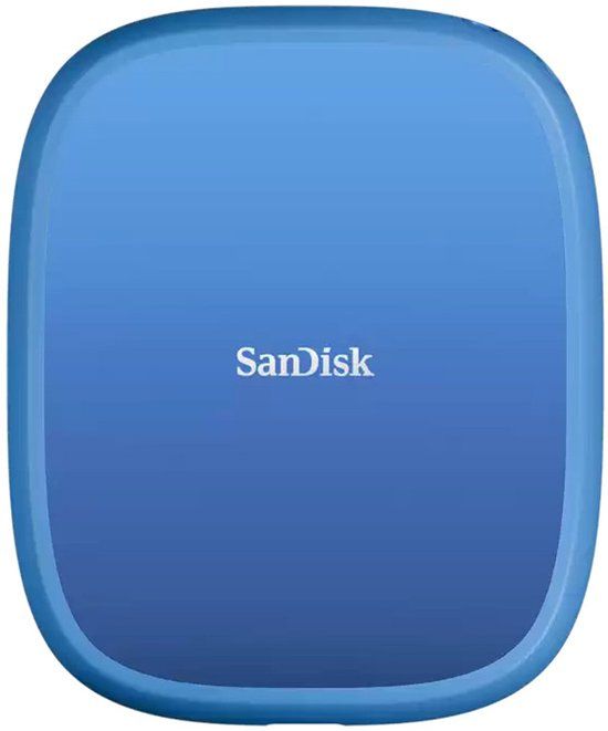SanDisk SDSSDE62C-1T00-G25 externe solide-state drive 1 TB USB Type-C 3.2 Gen 2 (3.1 Gen 2) Blauw