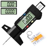 Profieldieptemeter Jauge de profondeur de profil numérique - 0-25 mm - Grand écran LCD - Plastique