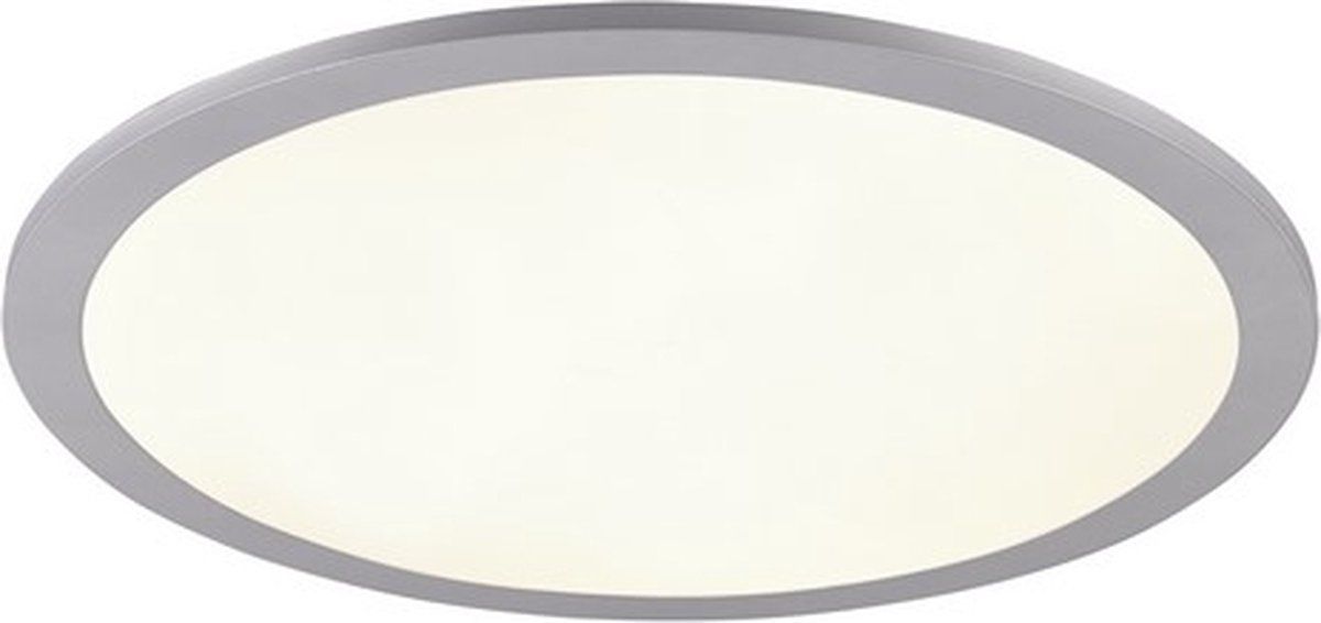 Trio Tiberius Plafonnière - Taupe - Kunststof - LED - 40cm - 20W