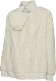 Mama Licious Fleece jas Hoge hals Manchetten met elastiek Verstelbare bandjes Volumineuze mouwen Jas