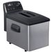 Fritel Turbo SF4350B Enkel 4 l Vrijstaand 2800 W Frituurpan Zwart, Roestvrijstaal