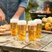 Verre à bière Verre à bière flûte graver - 190 ml - 4 pièces