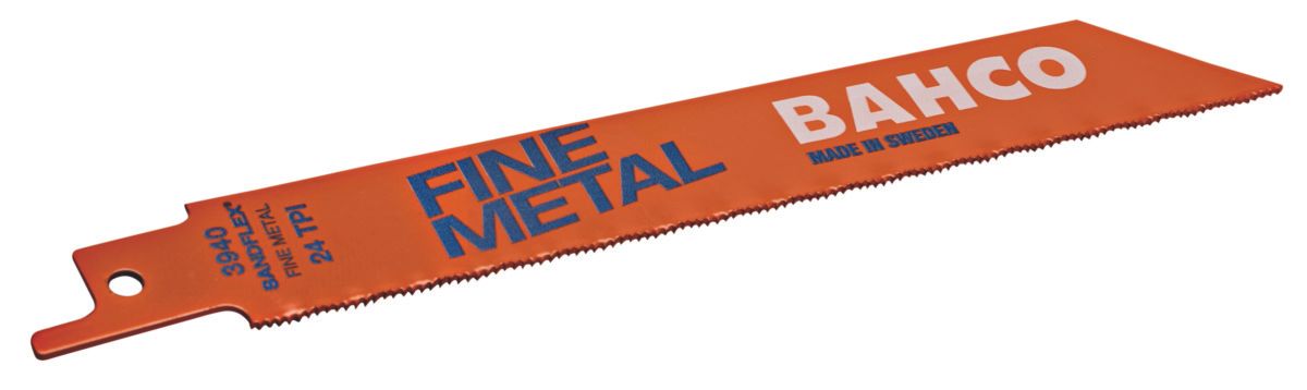 100 Bahco Reciprozaagblad | Sandflex® bimetaal | voor fijn metaal | 24 TPI | 150 mm - 100-delig - industrieverpakking - 3940-150-24-ST-100P