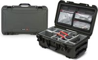 Nanuk 935 Pro Photo Kit - Waterdichte harde koffer voor camera, met gewatteerde verdelers en wieltjes, 56 x 36 x 23 cm - Stofvrij en schokbestendig, goedgekeurd als handbagage (Olijf)