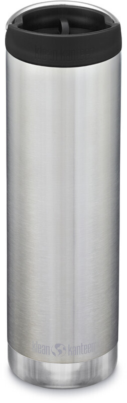 Klean Kanteen Klean Kanteen TKWide VI Fles 592ml met Café Cap, zilver  2023 BPA-vrije Bidons