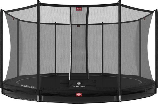 BERG Favorit InGround 380 Trampoline - Zwart