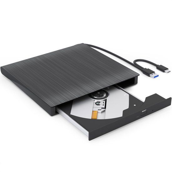 Strex Externe DVD Speler en Brander - USB 3.0 - Zwart