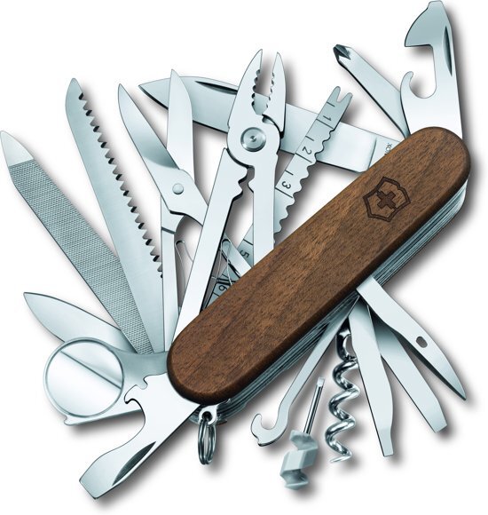 Victorinox SwissChamp Wood Zakmes - 29 Functies - hout