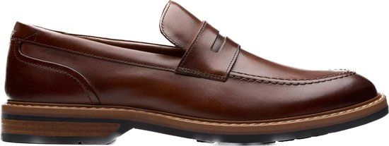 Clarks Aldwin Step Midtan Lea Heren Schoenen Maat 42 Bruin Leer