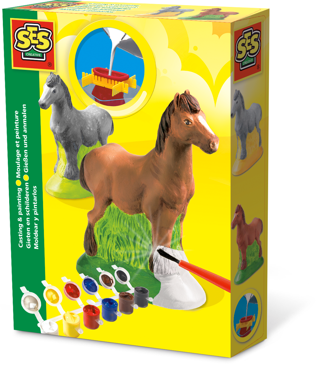 SES Gips gieten paard - 5-12 jaar