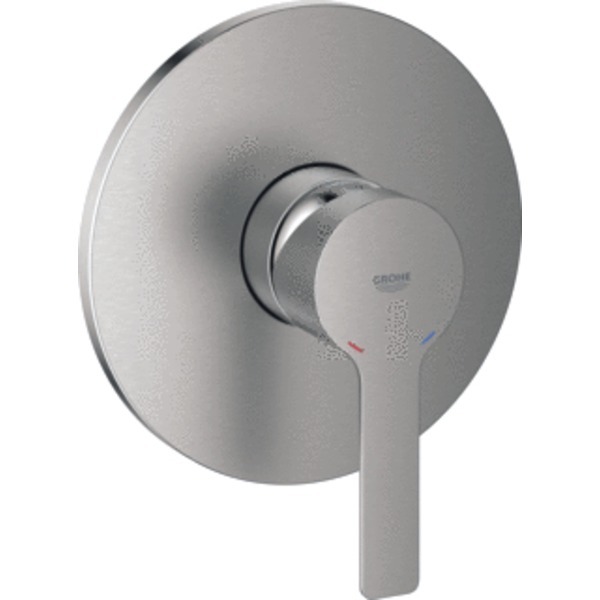 GROHE Lineare afdekset douche supersteel 24063dc1