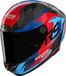 Nolan X-804 RS Ultra Carbon Fuorigiri 376, casque intégral, couleur: Carbone/Noir/Bleu/Bleu Clair/Rouge, taille: XL
