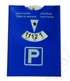 HP Autozubehör Parkeerschijf Kunstleer Blauw