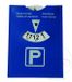 HP Autozubehör Parkeerschijf Kunstleer Blauw