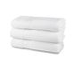 Handdoekenset Luxe Handdoekenset van badstof, 100% katoen, 3 badhanddoeken, 90 x 140 cm, 550 g/m², wit