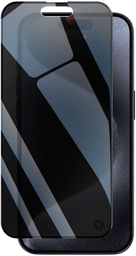 FORCE CASE iPhone 15 Pro Screenprotector - Privacy Organic Glass 2.5D