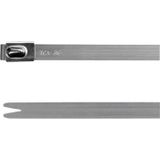 HellermannTyton 111-94209 MBT20H-316-SS-NA-L1 Serre-câble 521 mm 7.90 mm Argent Avec fermeture à bille 1 pièce(s)