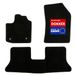 DBS Auto mat - op maat - 3-delig - antislip - zwart naaldvilt 900 g/m² - velours productie - assortiment Star - 1765710