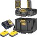 DeWalt DWST08061-1 Werkzeugkoffer mit integrierter Beleuchtung 395 x 352 x 255 mm ToughSystem 2.0 + 2x Powerstack-Akku 5.0 Ah + Ladegerät