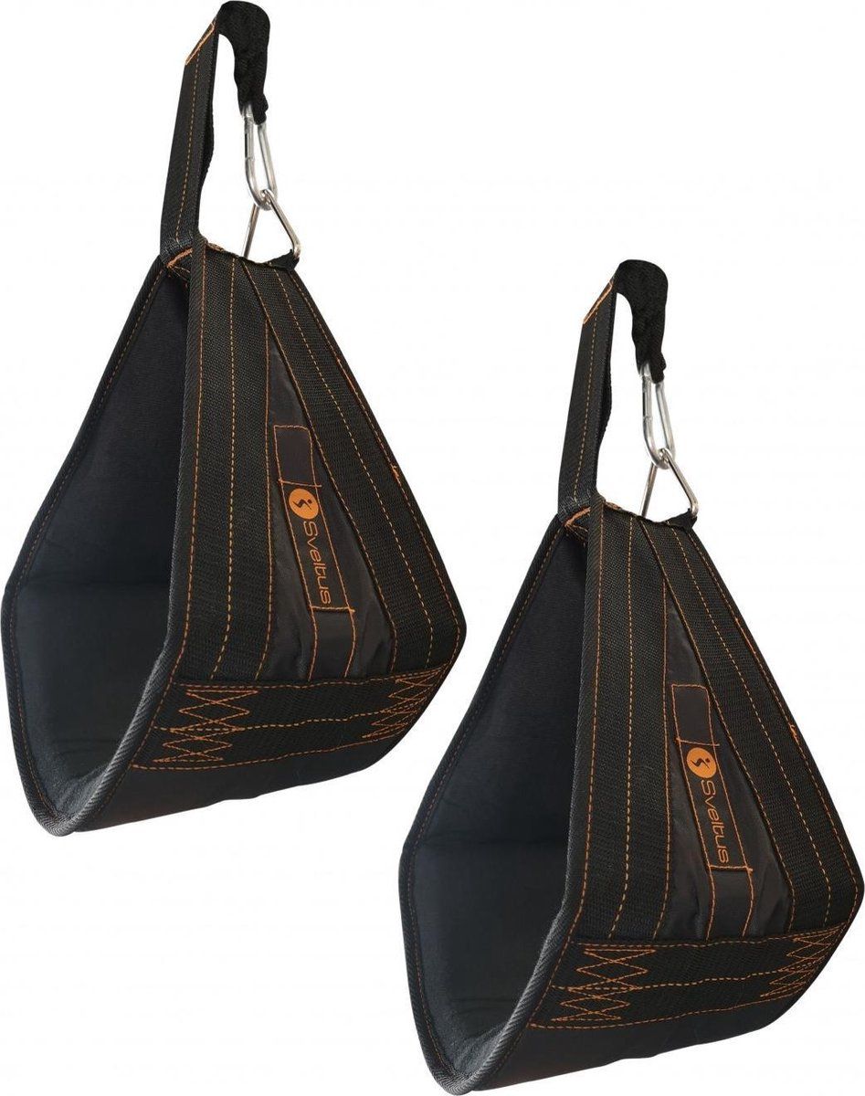 Sveltus Buikspiertrainer Ab Sling - 2 Stuks - Zwart - 41 cm