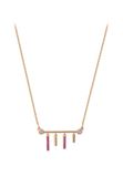 Gaya Necklace Rose Gold Pink