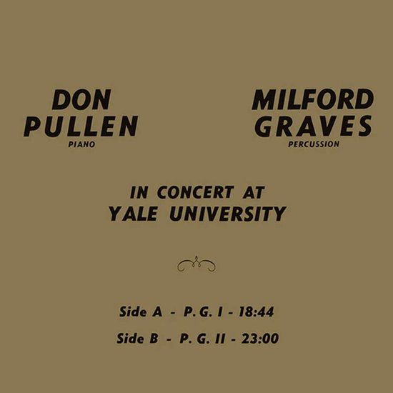 In Milford Graves & Don Pullen - In Concert At Yale University (LP)