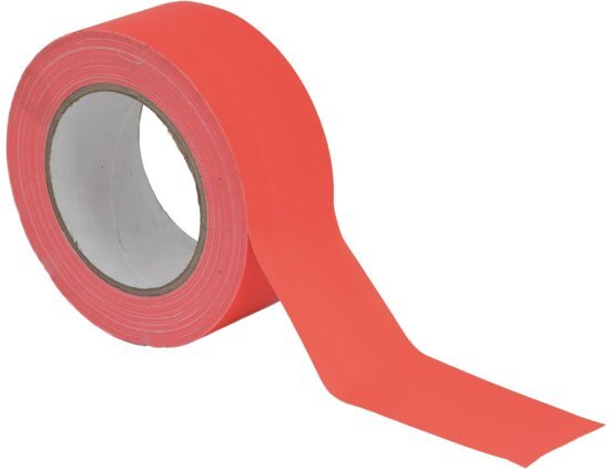 - ACCESSORY Gaffa Tape 50mm x 25m neon-orange UV-active