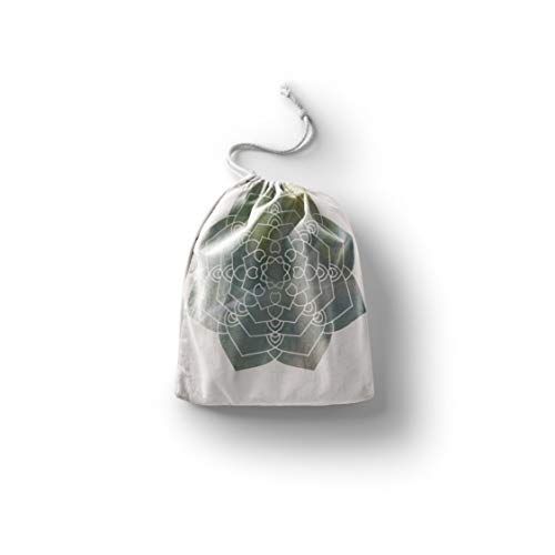 Bonamaison Bedrukte katoenen tas met trekkoord - 20 x 30 cm