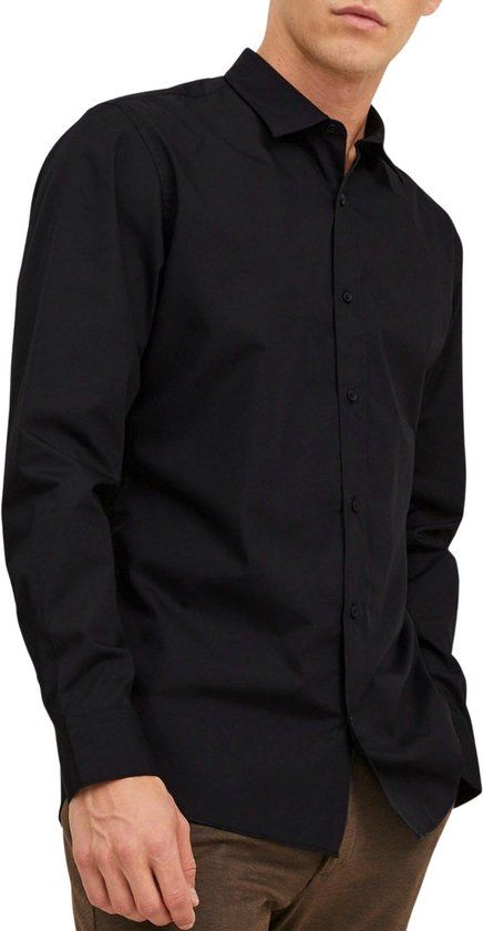 JACK&JONES JJJOE SHIRT LS PLAIN Heren Overhemd - Maat S