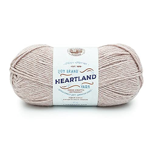 Lion Brand Yarn Company Leeuwenmerk Garen, Acryl, Wolf Trap, One Size