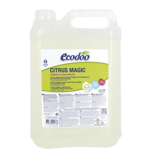 Ecodoo Schoonmaakmiddel citrus navul jerrycan 5000 ML