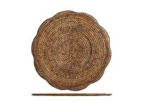 H&H Ronde Rotan Placemat, 38 cm