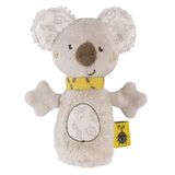 Mini-rammelaar Fehn Koala mini-rammelaar, grijpspeelgoed om te bellen, te voelen en te spelen, schattig dier van zachte stof, motorisch speelgoed als trouwe metgezel voor baby's en peuters vanaf 0 maanden