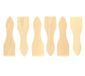 Merkloos Raclette spatels hout 6 stuks 20,5 x 12 cm