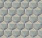 A.S. Création Nara 387484 behang hexagon vliesbehang blauw beige grijs