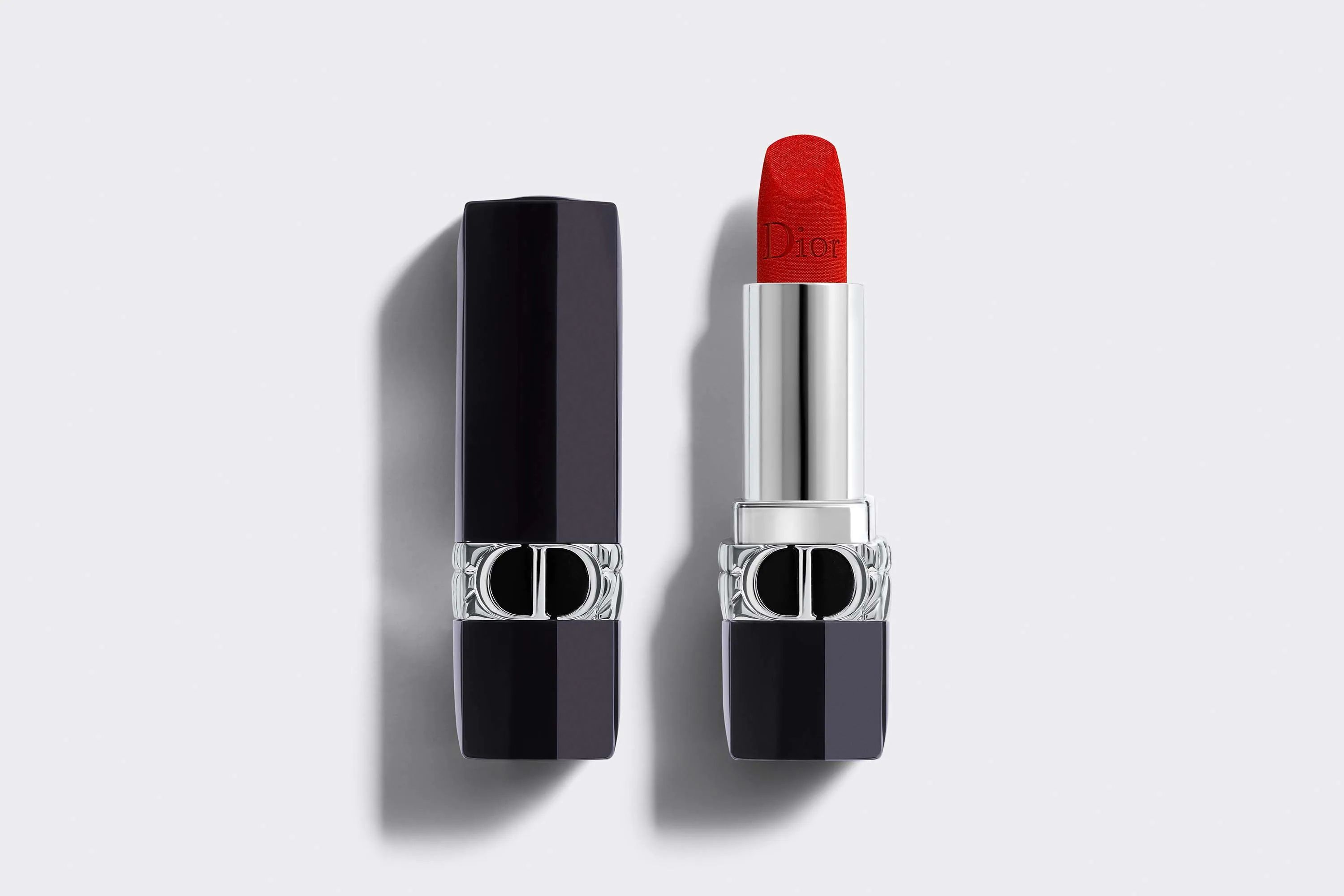 Dior Rouge Dior Lipstick #999 Velvet Finish - Red - 3.5g