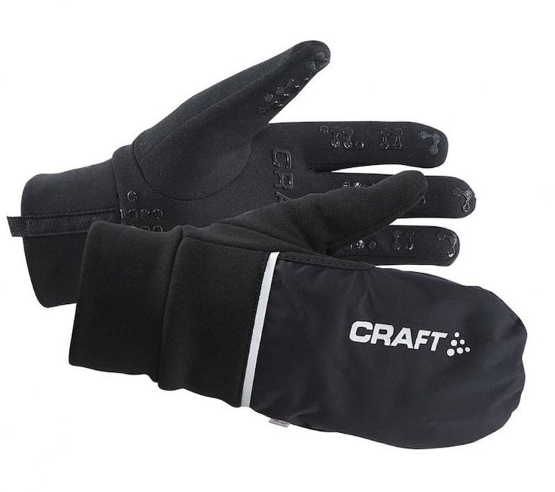 Craft Hybrid Weather Fietshandschoenen - Zwart - Maat L - Unisex