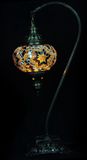 Lifestyle Trading Sfeerverlichting tafellamp bruin mozaïek glas 39 cm