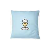 Bona Basics, Decoratieve kussenhoes, Lichtblauw, 60x60 cm